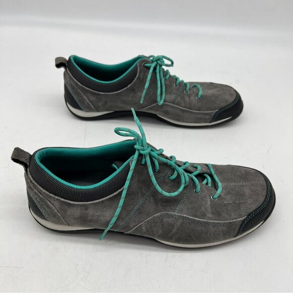 L.L.Bean Womens Beansport Feldspar Athletic Shoes 11M Gray Suede Activewear - Picture 5 of 8